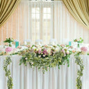 195CM Artificial Plastic Eucalyptus Garland Long Leaf Plants Greenery Home Decor