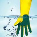 Latex Sponge Scrub Dishwashing Gloves Dish Washing Cleaning Scouring Tool