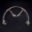 10x High Carbon Fishing Wire Line Rope Wire Safety Snaps Leader Trace With Snap
