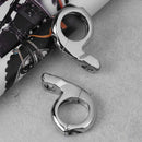 2pcs 10mm/8mm Handlebar Mirror Turn Signal Adapter Clamps for ATV Dirt Bike