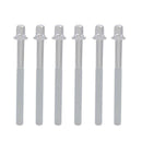 6 Pieces Drum Screws Tension Rods Short Screws Bolts Parts for Drum Band
