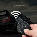 Carbon Fiber Car Key Case Cover Fob Holder Accessories For Mercedes-Benz Pretty