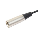 3P XLR Female Jack to Dual 2 Male Plug Y Splitter Adapter Cord Cable 1Ft