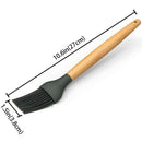 3 Pack Silicone Basting Brush,9.4 Inch Pastry Brush With Beech Wood Handle, N2A3