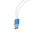 2 in1 Type c To 3.5mm Audio Cable Adapter Aux Headphone Jack & Charging Blue