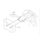 Luggage Support Motorcycle Saddle Bag Bracket For Steed 400/600 Magna 250/7