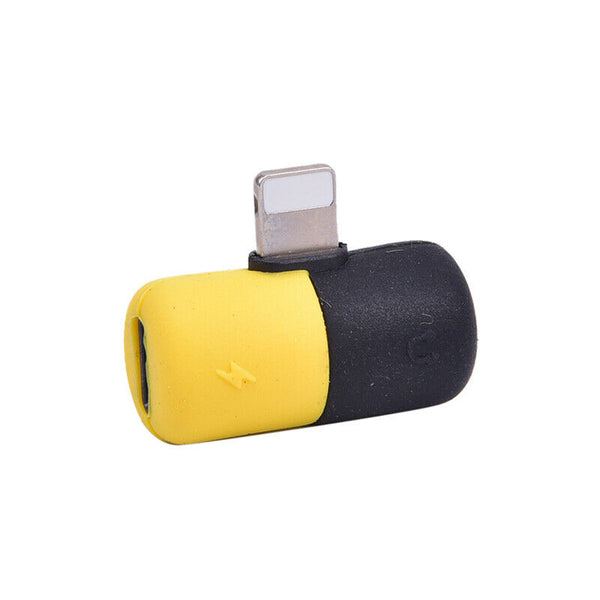 2In1 Headphone Jack for IOS Adapter Audio Charger Splitter Converter Capsule- OZ