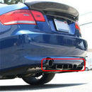 Universal Rear Bumper Lip Diffuser 5 Fin Textured Matte Black  Z BX