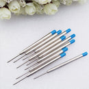 10 Ballpoint Pen Ink Refill Smooth Blue Medium Nib Smooth 0.7mm for Parker G0I1