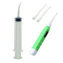 Tonsil & Ear Stone Remover Tool w/ LED Light & 3 Adapters + Irrigation Syringe