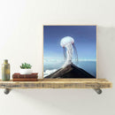 5D DIY Full Drill Diamond Painting Jellyfish Cloud Cross Stitch Mosaic Kit