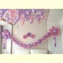 20 Pcs of Plastic Flower Balloon Clips Tie for Sealing Wedding Party Decoration