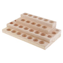 4 Tiers Wood Essential Oils Rack Holder Display Shelf Wooden Storage Case Box