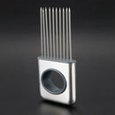 Onion Holder Vegetable Potato Cutter Slicer Stainless Steel Fork Slicing Re Q9Z8