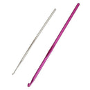 22pcs Mixed Aluminum Handle Crochet Hook Knitting Knit Needle Weave Yarn Se