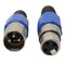 10 Pairs XLR Male and Female Microphone Speaker Cable Adapter for Guitar Mixer
