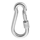 Carabiner Screw Lock Hammock Hanging Buckle Keychain Camping Hiking Swing