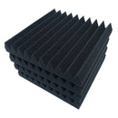 6 Pack 30 X 30 X 5 cm acoustic sound foam studio panels 10 sharp wedges - R R9R6