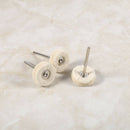 10 Pieces 25Mm Felt Installation Polishing Pad Jewelry Polishing Polishing