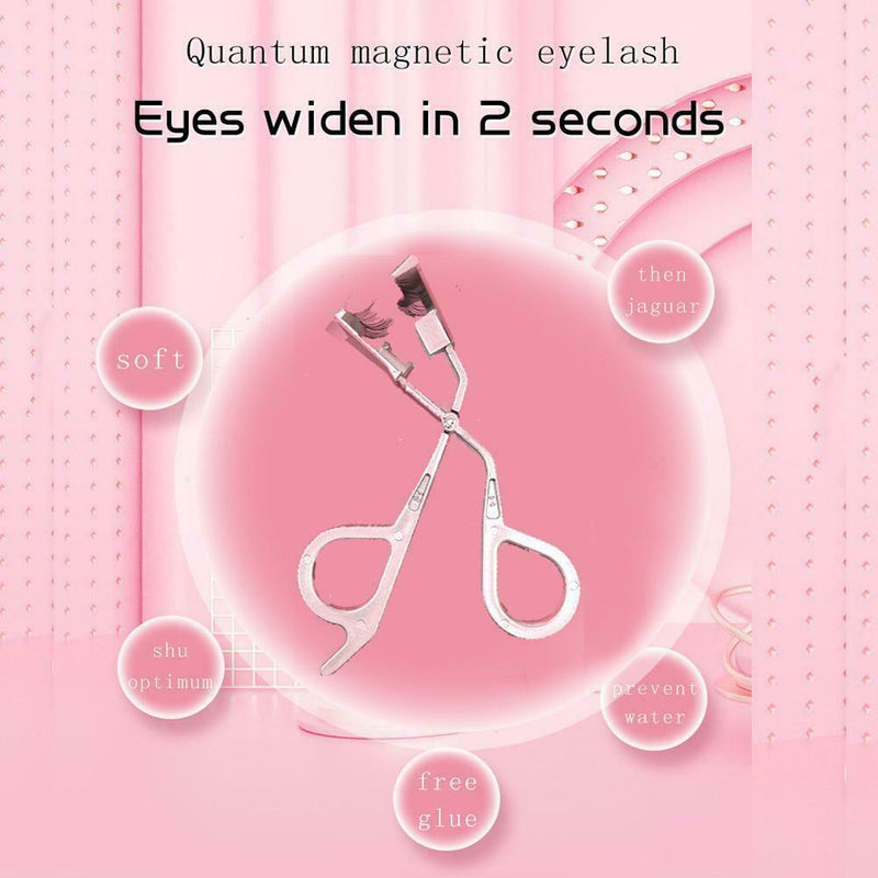 Eyelashes Aids Magnetic Eyelash Curler with Quantum Soft Magnetic False Top