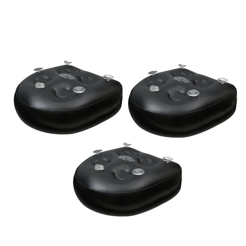 3Pcs Spa Booster Seat Cushion Inflatable Pillow For Bathtub Anti Slip
