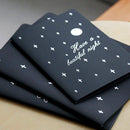 56K Black Paper Graffiti Notebook Sketch Book Diary Y7I2 Dr For Painting No I7L3