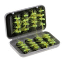 32pcs/box Hand-tied Fly Fishing Flies Sinking Wet Flies for Bass Salmon Carp