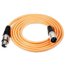 6 Pieces 6.5 Feet / 2m Cable for Microphone XLR Male to XLR Female Skin Rub