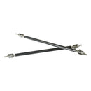 2pcs 7.9'' Car Front Bumper Lip Splitter Rod Strut Tie Support Bar Kit
