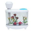 460ml Air Humidifier USB Spray LED Night Light Fish Tank Decor(White)
