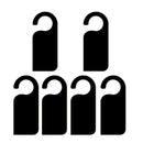 6pcs Blank Double Sided Mini Wood Chalkboard BlackBoard Door Hanger Sign