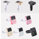 2x Wireless Bluetooth CarFM Transmitter Support TF