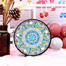 DIY LED Diamond Painting Mandala Full Special Shaped Light Home Decor (A)