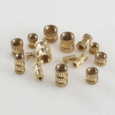 330Pcs Female Thread Knurled Nuts M2 M3 M4 M5 Brass Threaded Insert Round I C2H2