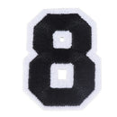 10PCSDIY Number Embroidery Sew On Iron On Patch Badge Bag Fabric Applique Cra ME