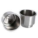 2pcs Cup Drink Can Holder with Drain for Car Marine Boat Yacht RV Camper
