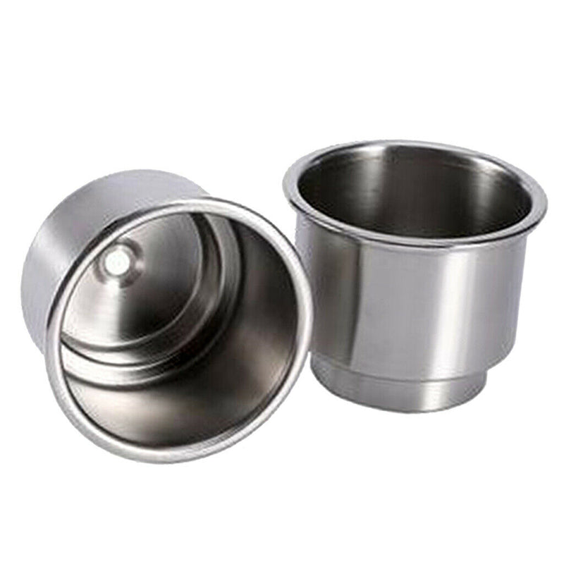 2pcs Cup Drink Can Holder with Drain for Car Marine Boat Yacht RV Camper