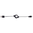 Retractable USB male to 5 - pin Mini USB Cable charger and synchronization