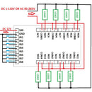 Dc12V 8 Channels Multifunction Timer Delay Relay Board Time Switch Timing L