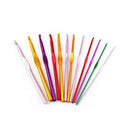 12 Sizes Multi coloured Aluminum Crochet Hooks Needles Set 2mm-8mm