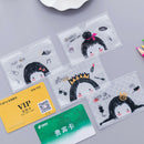 3Pcs/set Bus Card Case Credit Card Protective Cover PVC Cartoon Card HoldeME