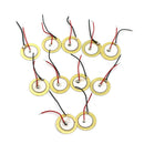 10x Piezoelectric Piezo Ceramic Wafer Plate Dia 15mm For Buzzer Loudspeaker   Z