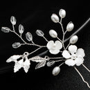 Bride Hairpins Wedding Luxury Decoration Headwear Jewelry Floral Elegant  OZ