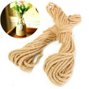 2pcs 10M Long Jute Twine Natural Hemp Bound String Rope Thick DIY Home Deco