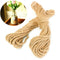 2pcs 10M Long Jute Twine Natural Hemp Bound String Rope Thick DIY Home Deco