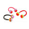 Striped Ball Elastic Rope  Hair Ties Ponytail Holder Head Band Hairbands SEA Gw