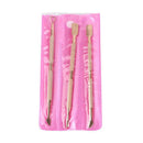 3pcs/Set Stainless Steel Cuticle Remover Dead Skin Nail Pusher Manicure Tools