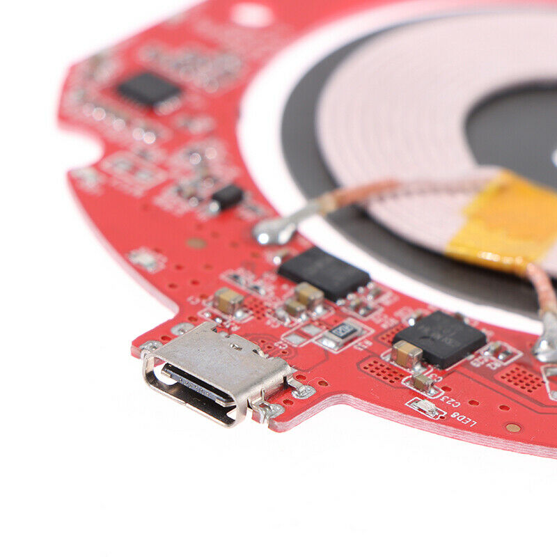 Qi Fast Wireless Charger PCBA Circuit Board Transmitter Module+Coil Charging_kz