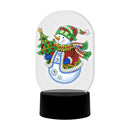 Diamond Painting LED Light DIY Snowman Special Shaped Embroidery Lamps