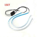 45cm Car Auto SUV Soft Tube LED Strip Daytime Running Turn Signal Lights D0 N6W2